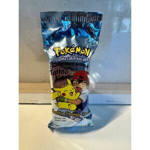 1999 Pokémon Tattoo Set-NIB